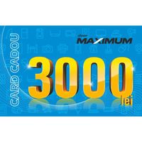 Certificat - cadou Maximum 3000 MDL