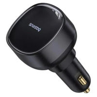 Зарядное устройство для автомобиля Baseus C00057800111-00 Enjoyment Pro Type-C with Cable 60W Cluster, Black