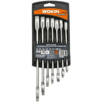 Set de unelte de mână Wokin Set de 7 chei de piulite combinate fixe Cr-V (151807)