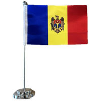 Спортивное оборудование miscellaneous 13178 Flag Moldova cu suport metalic 2410-1960