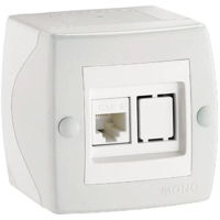 Розетка электрическая Mono Electric Priza de date 1*RJ45 CAT6 alb Octans