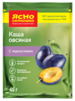 Terci de ovăz cu prune Iasno Solnishko, 45g