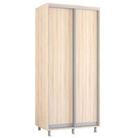 Dulap Mobildor-Lux Aron-P uși glisante din PAL (100x60x200H cm) Sonoma