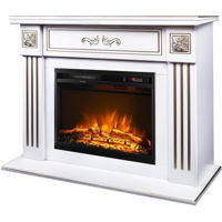 Șemineu electric ArtFlame Praga & Lorance color, 883x1087x290 mm, Alb