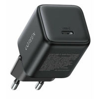 Зарядное устройство сетевое Ugreen 65007 GaN Type-C 3A 30W QC4.0 X513, Black