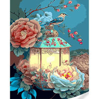 Tablou pe numere Strateg R16 /25 (GS1621)(73950) Lanterna vintage, 40x50 cm