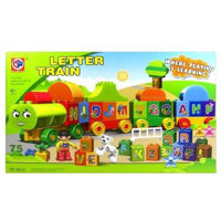 Игрушка Promstore 36250 Поезд с буквами обучающий, 75 деталей