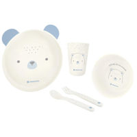 Посуда для кормления Kikka Boo 31302040136 Set de hranire din plastic Bear with Me Blue