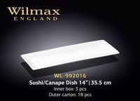 Блюдо WILMAX WL-992016 (для суши и канапе 35,5 см)