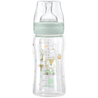 Поильник Kikka Boo 31302020122 din sticla Jungle King Mint, 240 ml