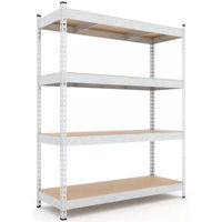 Cтеллаж складской Nex Home Raft metalic Titan 1800x1200x600mm, 4 nivele MDF, galvanizat