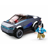 Конструктор Sluban B0901 Mașină electrică, 136 elem.