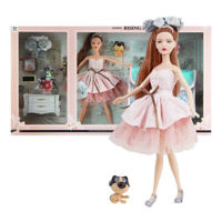 Кукла Essa QJ096 Эмили с аксессуарами + детская сумка