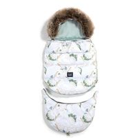 Конверт в коляску La Millou Combo Heron in Cream Lotus & Smoke Green