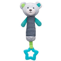 Jucărie de pluș Canpol 68/055 grey Мягкая игрушка с прорез. и пищалкой Мишки серая