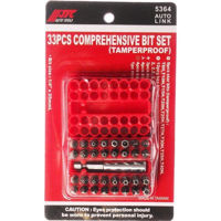 Набор головок, бит, насадок JTC JTC-5364 набор бит 1/4" TORX, HEX, SPANNER с магнитным держателем 33 предм.