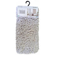 Коврик для ванной Tendance 56189 Covoras pentru baie 50x80cm gri deschis, microfibra