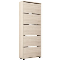 Полка для обуви Mobildor-Lux Leo 90x27x203H cm Sonoma