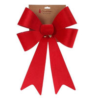 Decor de Crăciun și Anul Nou Promstore 37071 Fundita decorativa 45x33сm, rosie