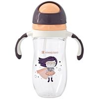 Tritan sippy cup with a straw Kikka Boo 300ml Supergirl