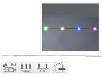 Luminite de Craciun "Fir" 320microLED multicolore, 24m cablu transparent