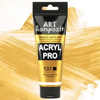 Краска акриловая Art Kompozit (137) Светлое золото, 75 мл