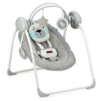Leagăn pentru bebeluși MoMi Liss Baby Swing Bear Turquoise