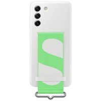 Husă pentru smartphone Samsung EF-GG990 Silicone with Strap Cover White