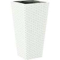 Цветочный горшок Form Plastic 3910-011 Rattana Slim 75 cm, alb