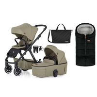 Сărucior pentru copii Petite&Mars 663588 2 in 1 Icon Air Set XXL Mossy Green