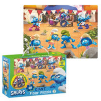 Головоломка Dodo 200619 Puzzle mare de podea, The Smurfs - Muzica cântă, 40 elem.