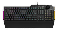 Gaming Keyboard Asus TUF Gaming K1, Mech-Brane, Volume knob, Spill-resistance, RGB, 19-KRO, USB