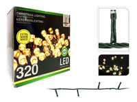 Luminite de Craciun "Fir" 320LED extra alb-cald, 24m fir verde, in/out