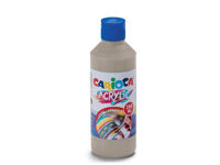 Acuarela acrilica pentru orice suprafata Carioca 250 ml, argintie