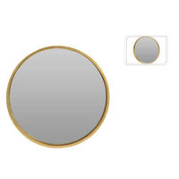 Зеркало Promstore 48301 Настенное зеркало D30см Зеркало, в золотой деревянной раме