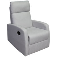 Fotoliu Deco Fotoliu cu Recliner Santos Light Grey