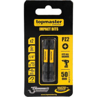 Set de tubulare, bite, duze Topmaster 338734 Burghie de impact 50 mm PZ2, 2 buc.