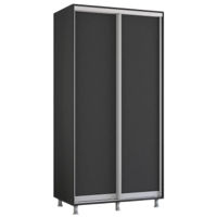 Dulap Mobildor-Lux Aron-P uși glisante din PAL (110x60x230H cm) Anthracite