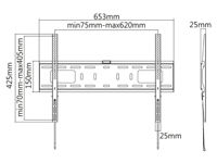 Wall Mount reflecta PLANO Flat 70-6040