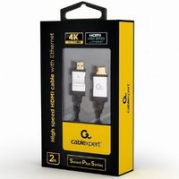 Blister retail HDMI to HDMI with Ethernet Cablexpert"Select Plus Series", 2.0m, 4K UHD