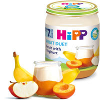 Piure de fructe cu iaurt Hipp (7 luni+), 160g