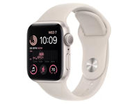Apple Watch SE (2022) 40mm GPS (MNJP3), Starlight Aluminium Sport Band / Starlight