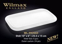 Platou WILMAX WL-992660 (25,5 x 15 cm)