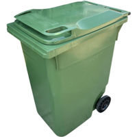 Урна для мусора Uniplast 37221 360 L pe roti (verde) HE