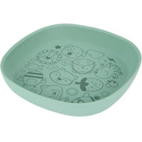 Seturi pentru hrănire bebelușilor Skip Hop 9S256110 Farfurie din silicon Skip Hop Squad Green