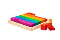 Marc Toys jucărie diin lemn blocuri cu cuburi 30 buc