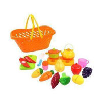 Игрушка Promstore 42876 Набор Кухня с продуктами в корзинке 17ед