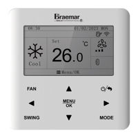 Термостат Cooper&Hunter XE7C-24/HC (Wifi) thermostat p/u fancoil