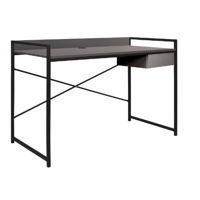 Офисный стол Halmar Oxford cu sertar sur/negru