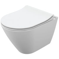 Унитаз Cersanit City Oval Rimless Slim с сиденьем микролифт DRP